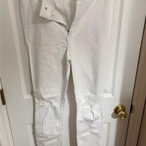 Hollister White High-Rise Jeans